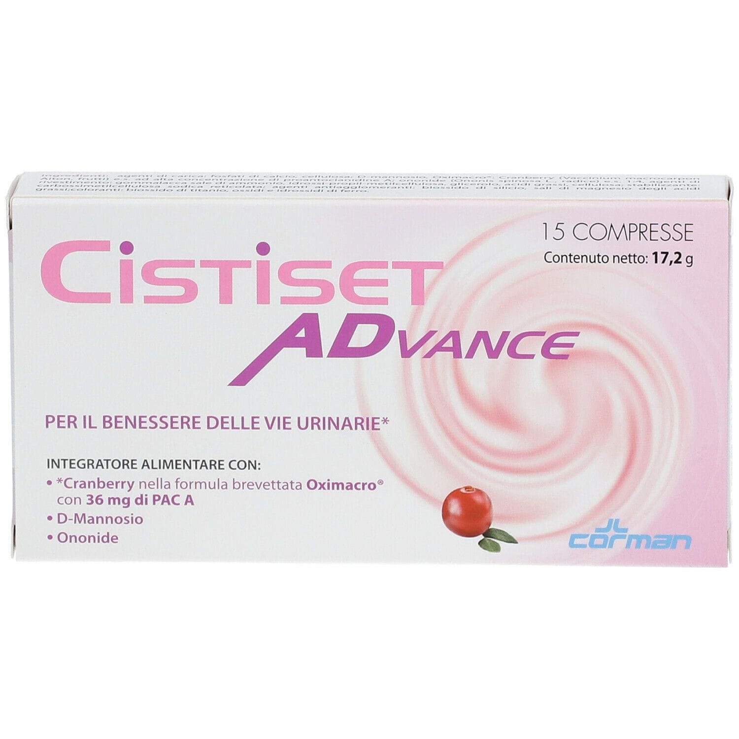 CISTISET ADVANCE 15 COMPRESSE