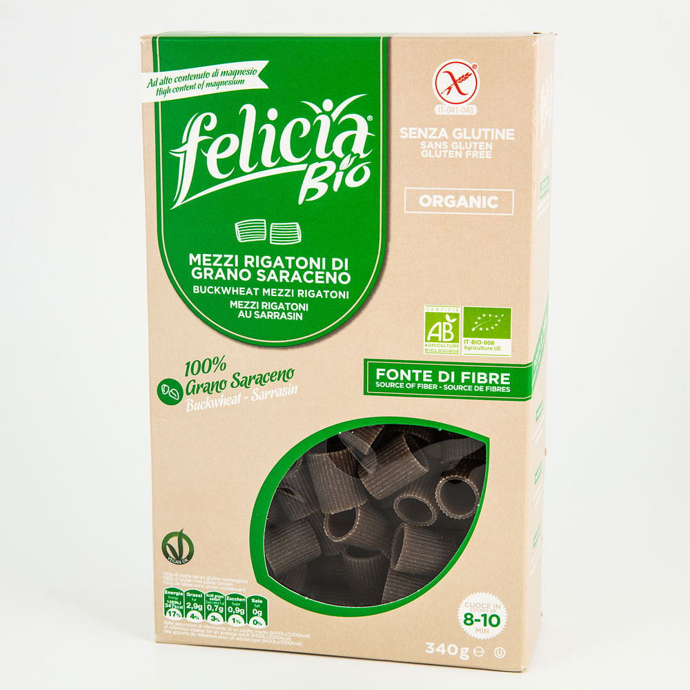 Felicia Bio Saraceno Mezzi Rigatoni 340 G