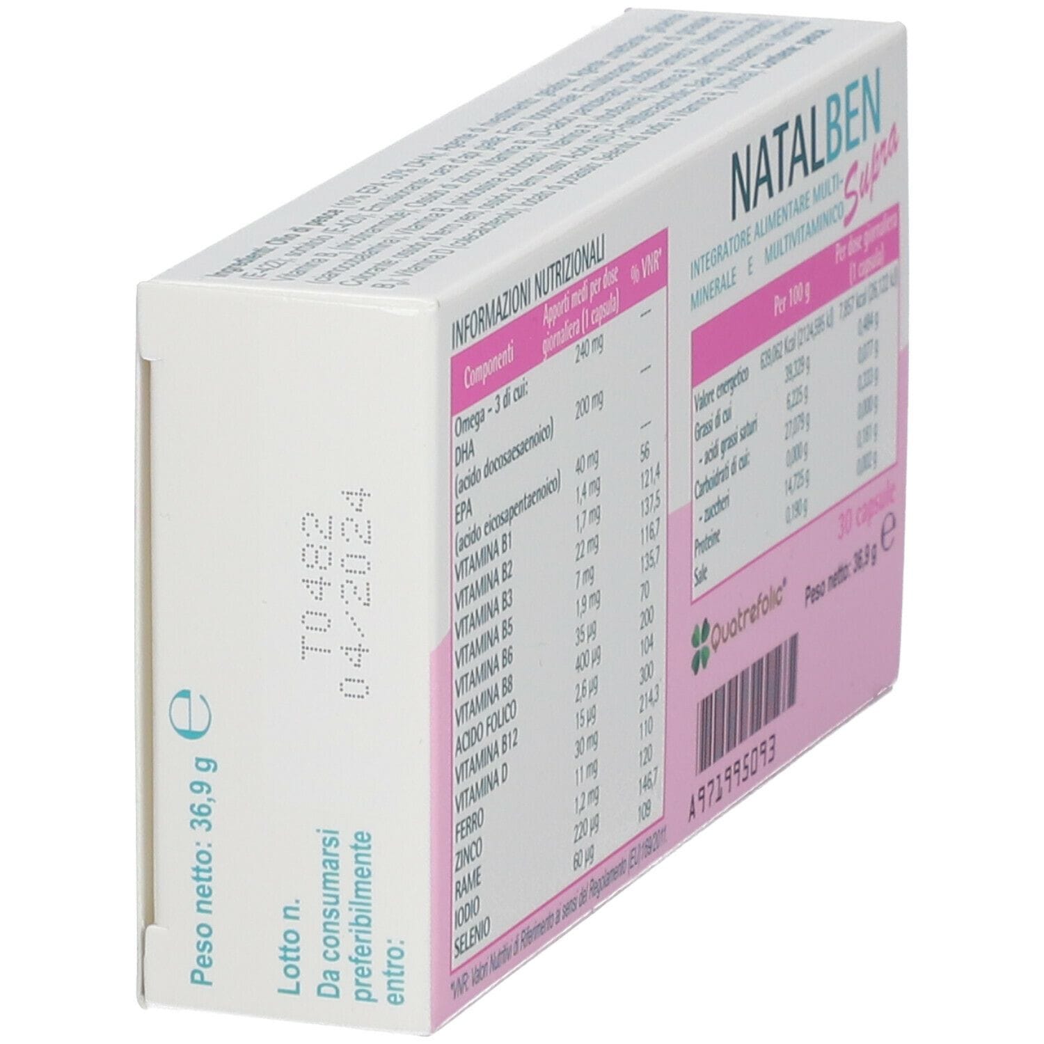 NATALBEN SUPRA 30 CAPSULE MOLLI