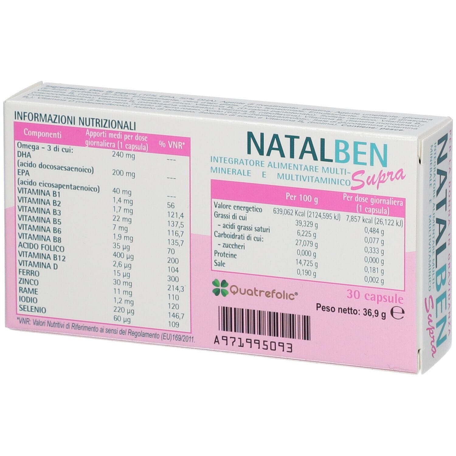 NATALBEN SUPRA 30 CAPSULE MOLLI