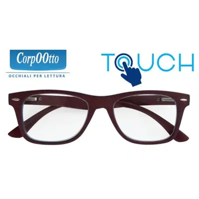 OCCHIALE DA LETTURA PREMONTATO TOUCH ROSSO 2,50 DIOTTRIE 1 PAIO OCCHIALE DA LETTURA PREMONTATO TOUCH ROSSO 2,50 DIOTTRIE 1 PAIO