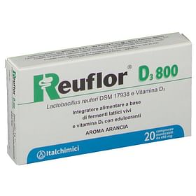 Reuflor D3 800 20 Compresse Masticabili Aroma Arancia