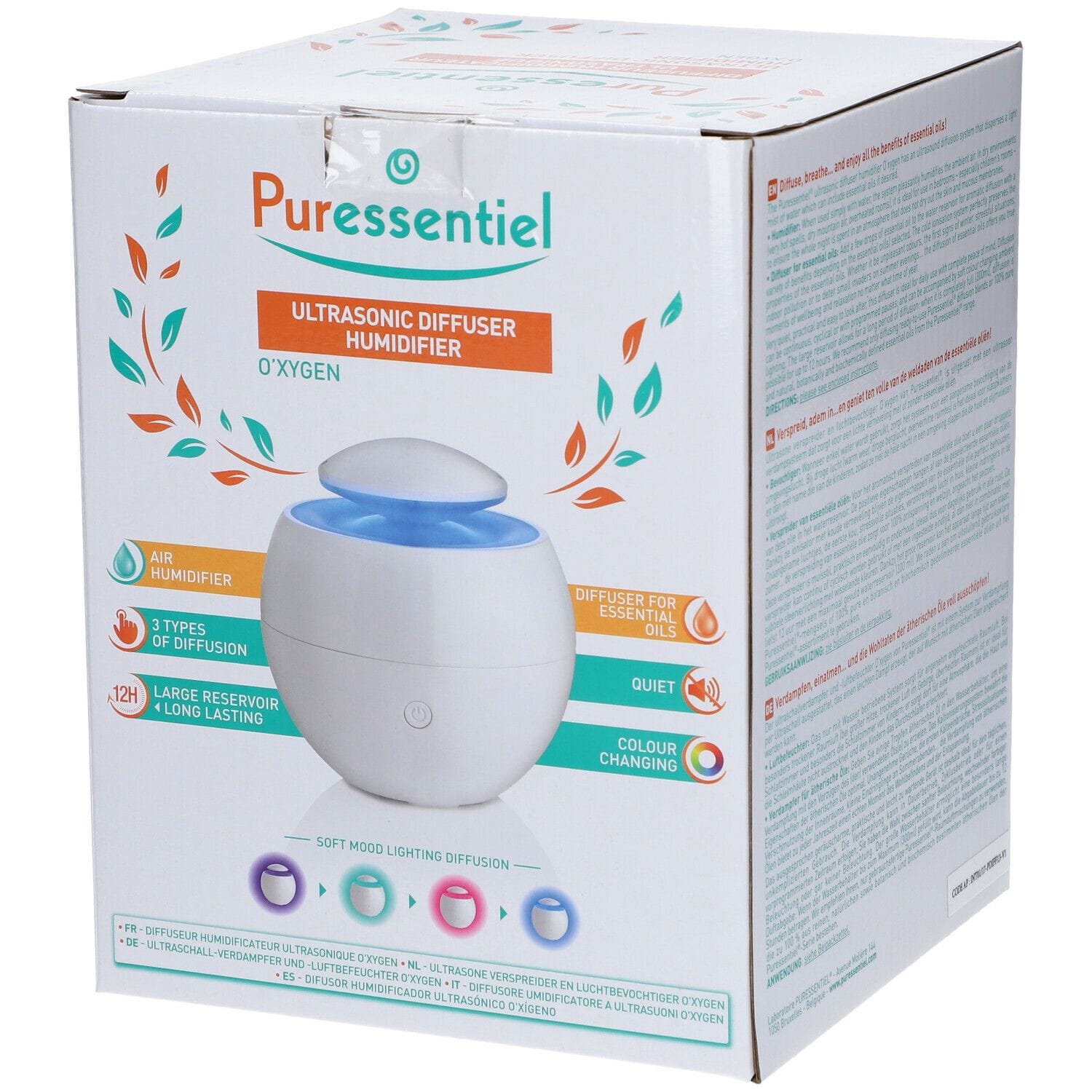 PURESSENTIEL DIFFUSORE UMIDIFICATORE OXYGEN