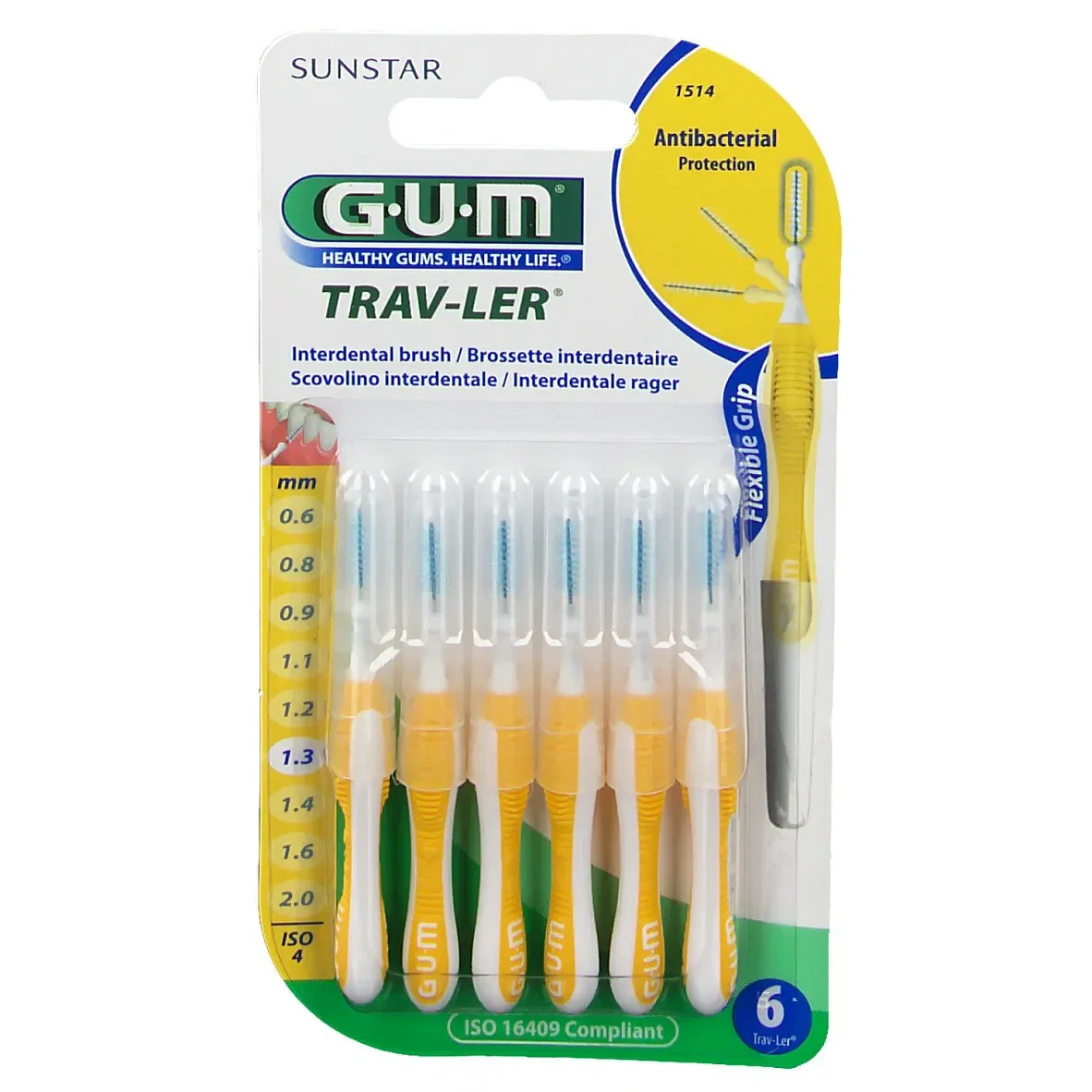 Gum Travler 1514 Scovo 1,3 6 Pezzi