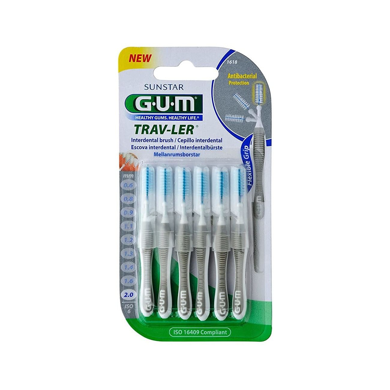 Gum Travler 1618 Scovo 2,0 6 Pezzi