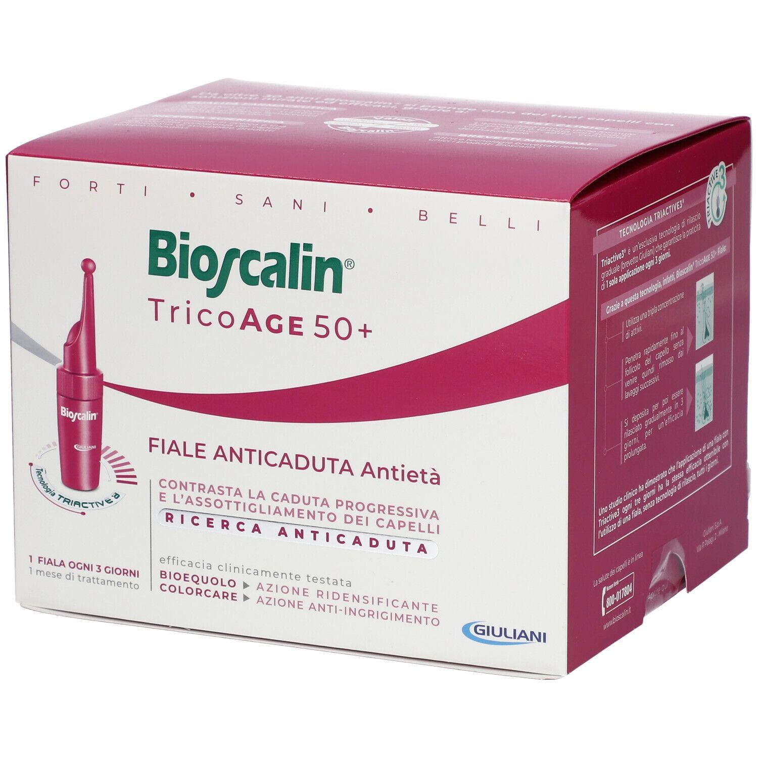 BIOSCALIN TRICOAGE ANTICADUTA ANTIETA' 10 FIALE 3,5 ML