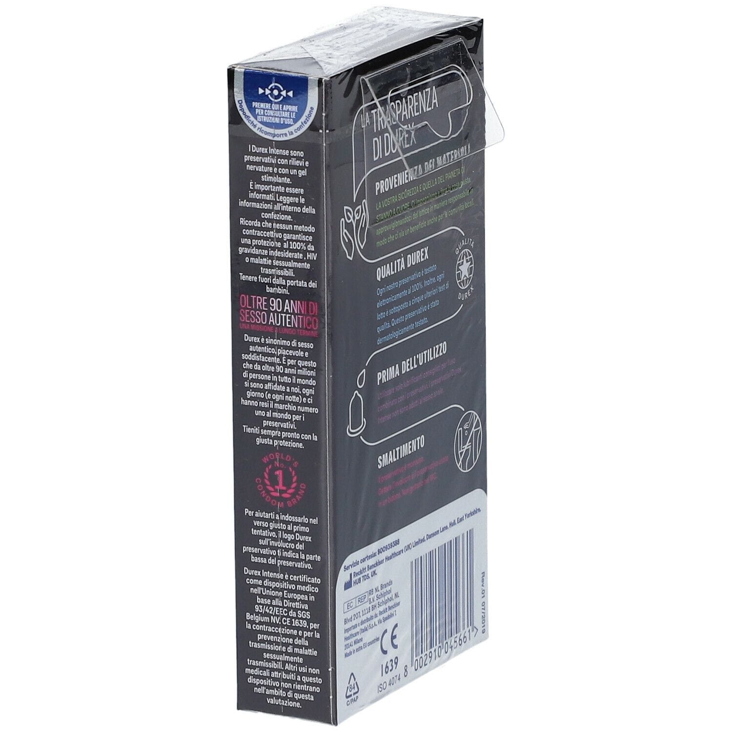 DUREX INTENSE ORGASMIC CONDOM 6 PEZZI