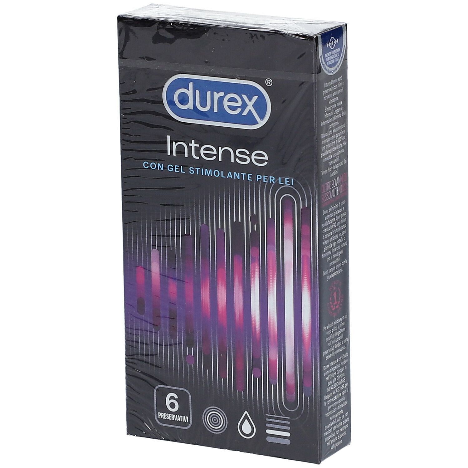 Durex Intense Orgasmic Condom 6 Pezzi