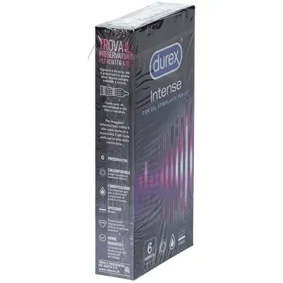 DUREX INTENSE ORGASMIC CONDOM 6 PEZZI DUREX INTENSE ORGASMIC CONDOM 6 PEZZI