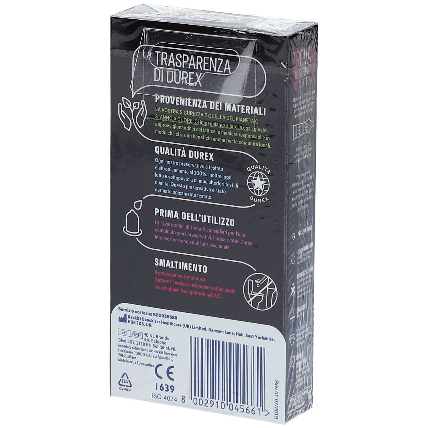 DUREX INTENSE ORGASMIC CONDOM 6 PEZZI