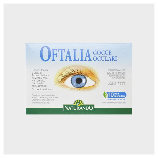 Oftalia Gocce Oculari Monodose 2 Strip Da 5 Fiale Da 0,5 Ml