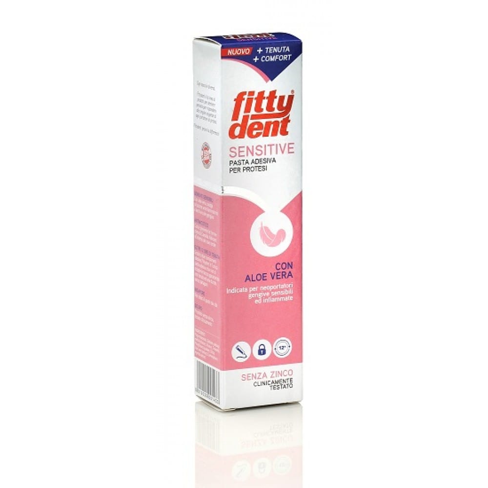 Fittydent Sensitive Pasta Adesiva Con Aloe Vera 40 G