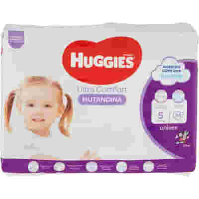 HUGGIES DIAPER PANT GRANDE 5 34 PEZZI