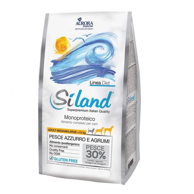 Siland Diet Adult Medium/Large Pesce Monoproteico Crocchette12 Kg