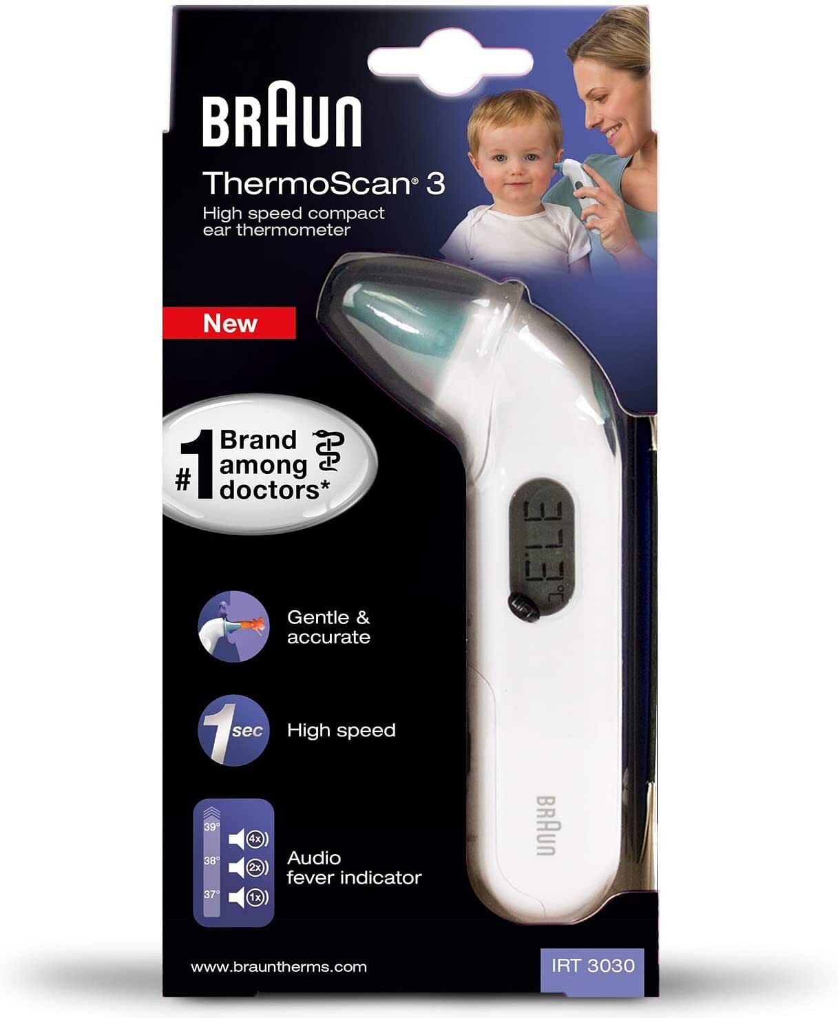 Termometro Auricolare Braun Thermoscan 3