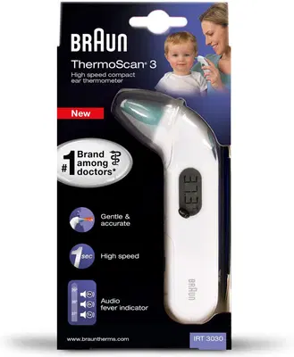 TERMOMETRO AURICOLARE BRAUN THERMOSCAN 3 TERMOMETRO AURICOLARE BRAUN THERMOSCAN 3
