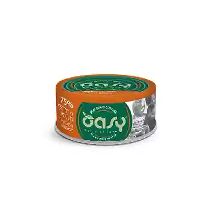 OASY WET CAT MORE LOVE PETTO DI POLLO IN LATTINA 70 G