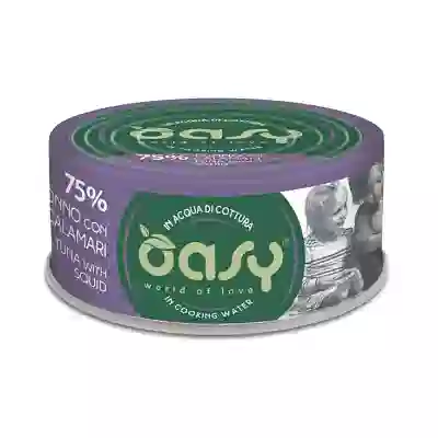 OASY WET CAT MORE LOVE TONNO CON CALAMARI 70 G