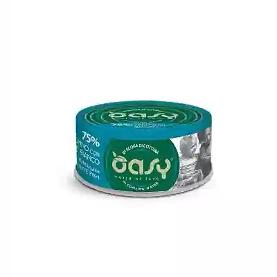 OASY WET CAT MORE LOVE TONNO CON PESCE BIANCO 70 G