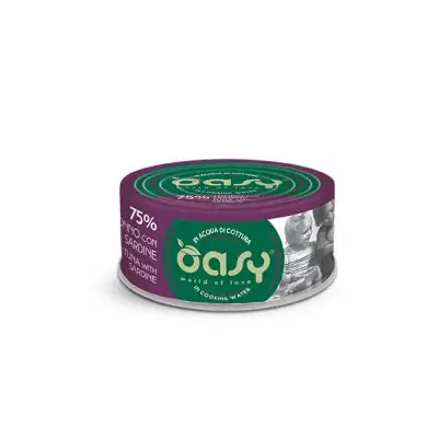 OASY WET CAT MORE LOVE TONNO CON SARDINE 70 G OASY WET CAT MORE LOVE TONNO CON SARDINE 70 G