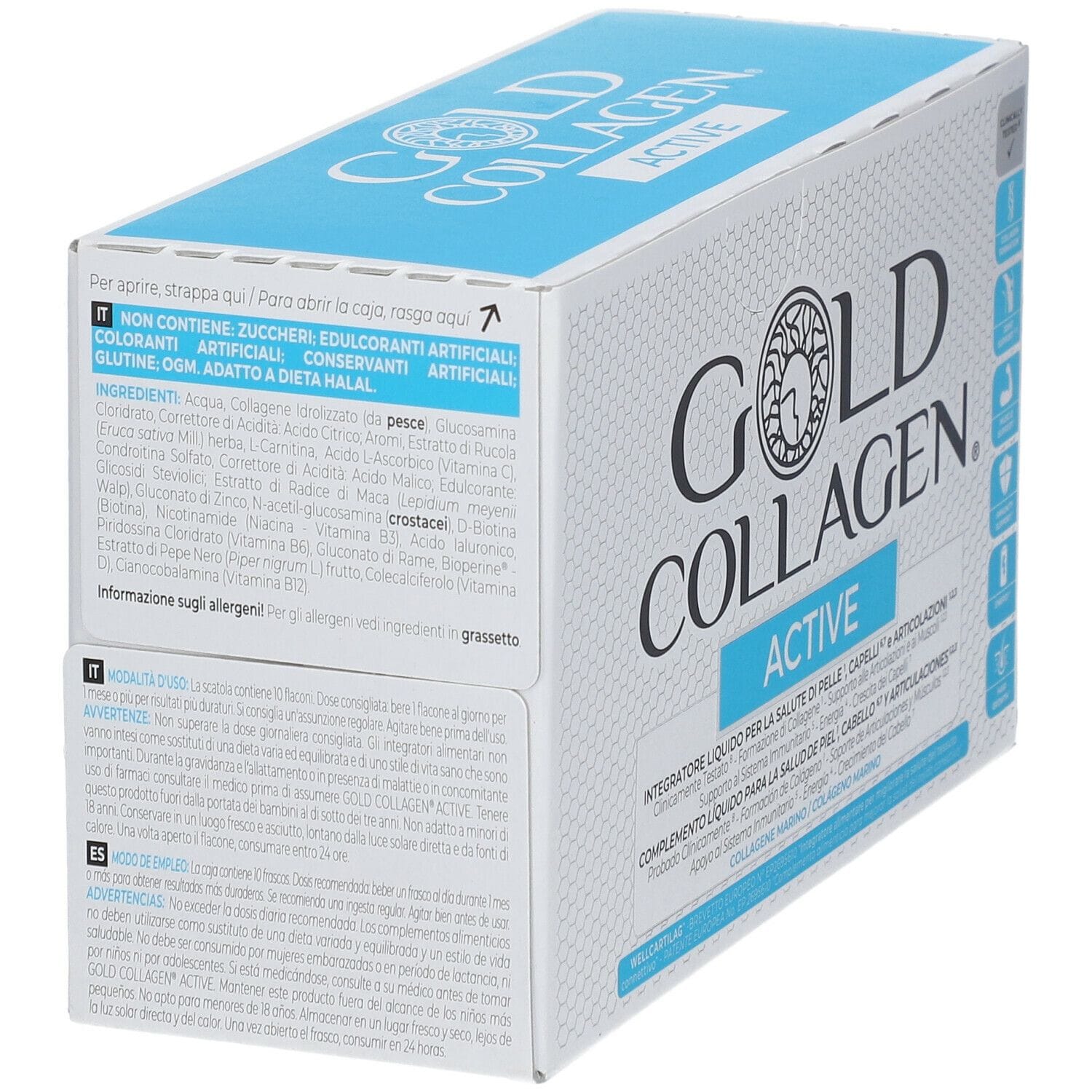 GOLD COLLAGEN ACTIVE 10 FLACONCINI 50 ML