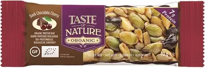 TASTE OF NATURE BARRETTA ALLA CILIEGIA CON CIOCCOLATO FONDENTE BIO 40 G TASTE OF NATURE BARRETTA ALLA CILIEGIA CON CIOCCOLATO FONDENTE BIO 40 G