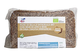 Pane Di Segale Integrale Con Semi Di Lino E Semi Di Chia Bio 500 G