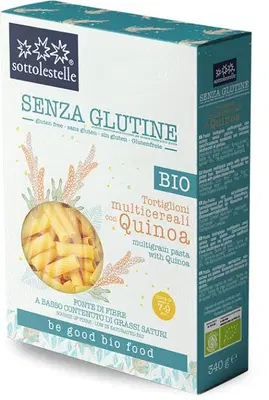 TORTIGLIONI MULTICEREALI CON QUINOA 340 G TORTIGLIONI MULTICEREALI CON QUINOA 340 G