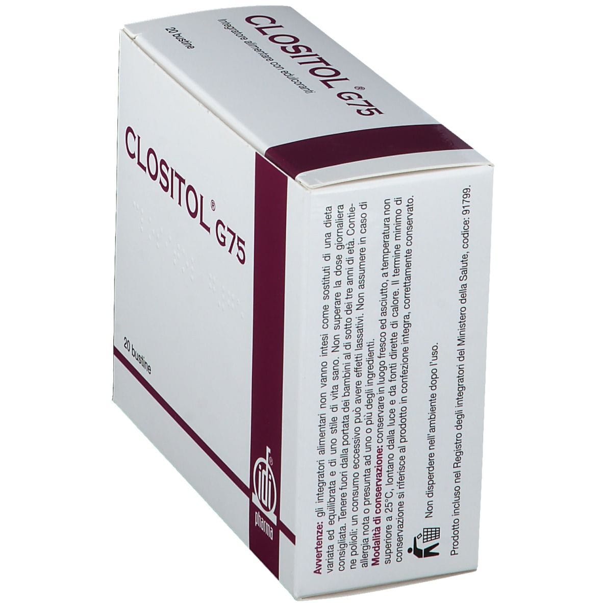 CLOSITOL G75 20 BUSTINE