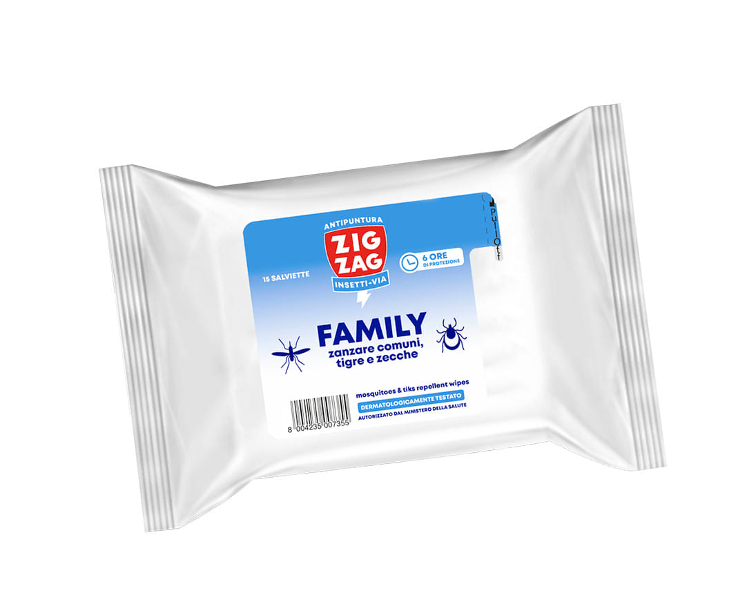 ZIG ZAG SALVIETTE ANTIPUNTURA INSETTIVA 15 PEZZI