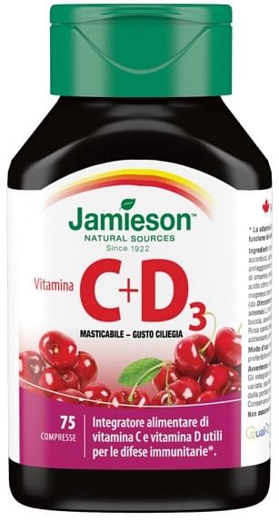 Jamieson Vitamina C 500 + D 75 Compresse