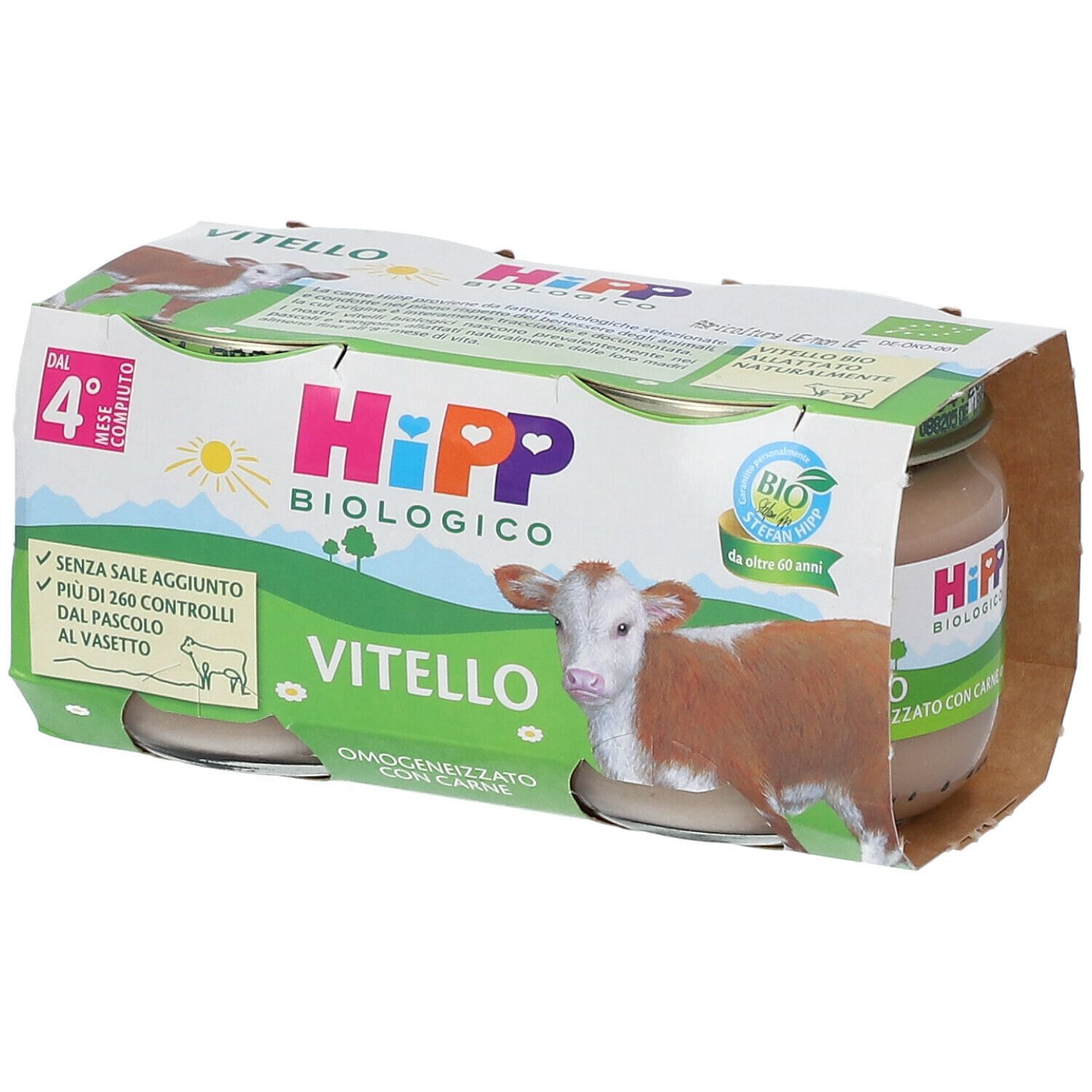 Hipp Bio Hipp Bio Omogeneizzato Vitello 2 X80 G