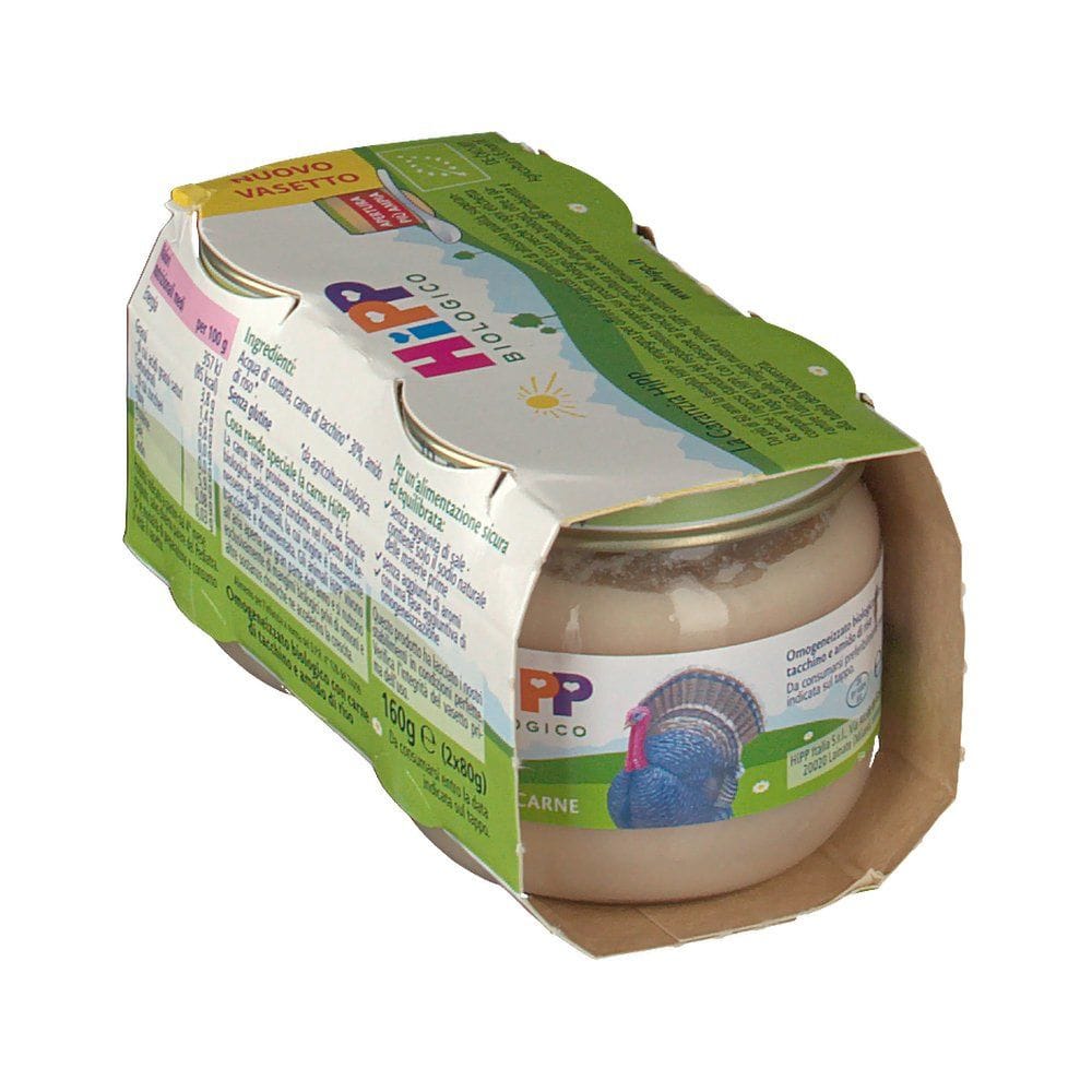 HIPP BIO HIPP BIO OMOGENEIZZATO TACCHINO 2X80 G