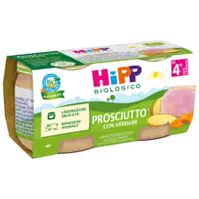 HIPP BIO HIPP BIO OMOGENEIZZATO PROSCIUTTO CON VERDURE 2X80 G