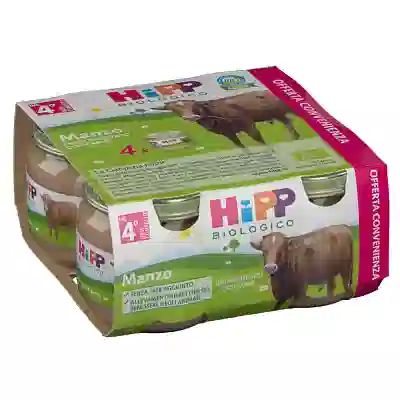 HIPP BIO HIPP BIO OMOGENEIZZATO MANZO 4X80 G