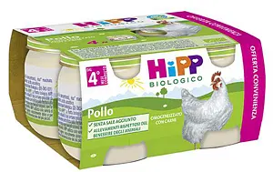 HIPP BIO HIPP BIO OMOGENEIZZATO POLLO 4X80 G HIPP BIO HIPP BIO OMOGENEIZZATO POLLO 4X80 G