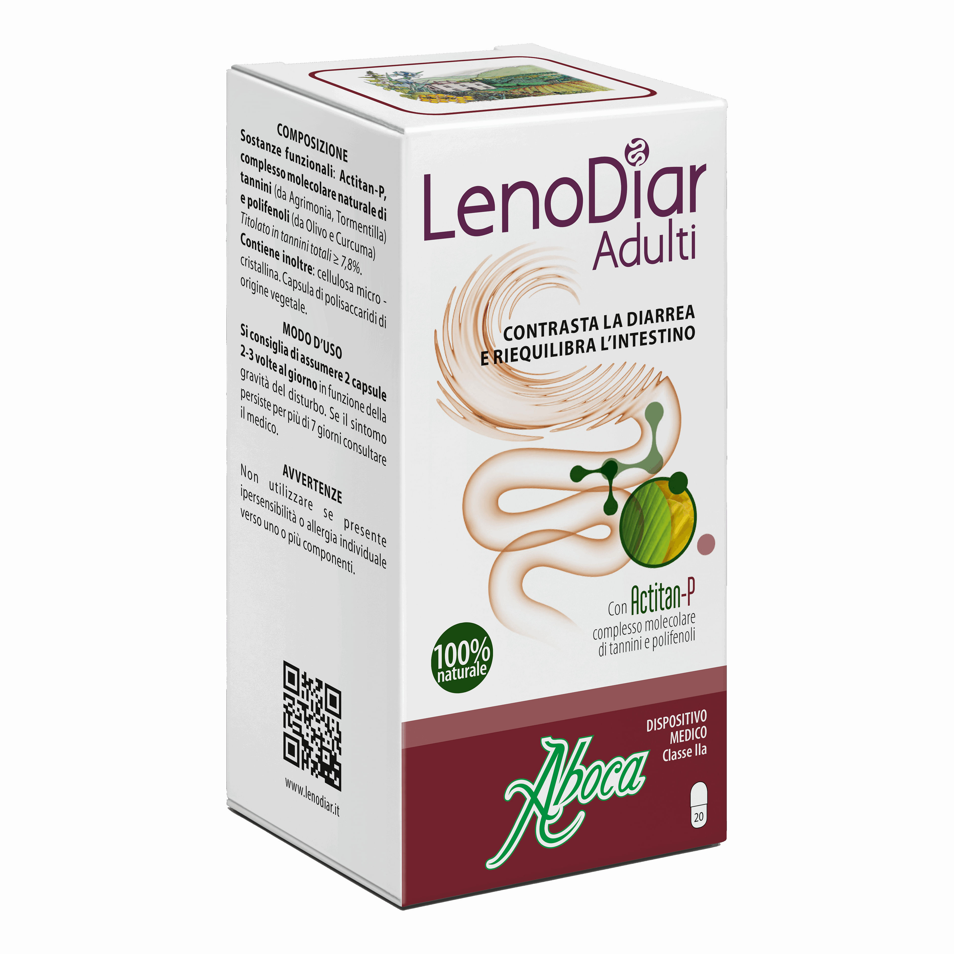 Lenodiar Adulti 20 Capsule 500 Mg