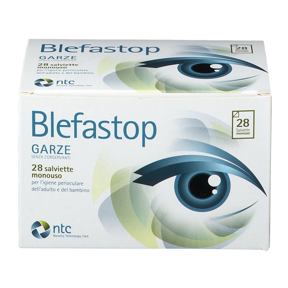 BLEFASTOP GARZA CON HY-TER IN COTONE PIEGATA CON FILO DI BARIO 28 PEZZI