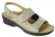 VITALBA B/S LEATHER + ELASTICATED WOMENS LIGHT BEIGE 36 COLLEZIONE SS17 1 PAIO