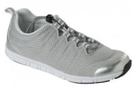 WIND STEP MESH + SYNTHETIC PATENT WOMENS SILVER 36 COLLEZIONE SS17 1 PAIO