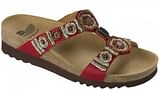 NEW BOGOTA' WEDGE SATIN+BEADS WOMENS RED 39 COLLEZIONE SS17 1 PAIO