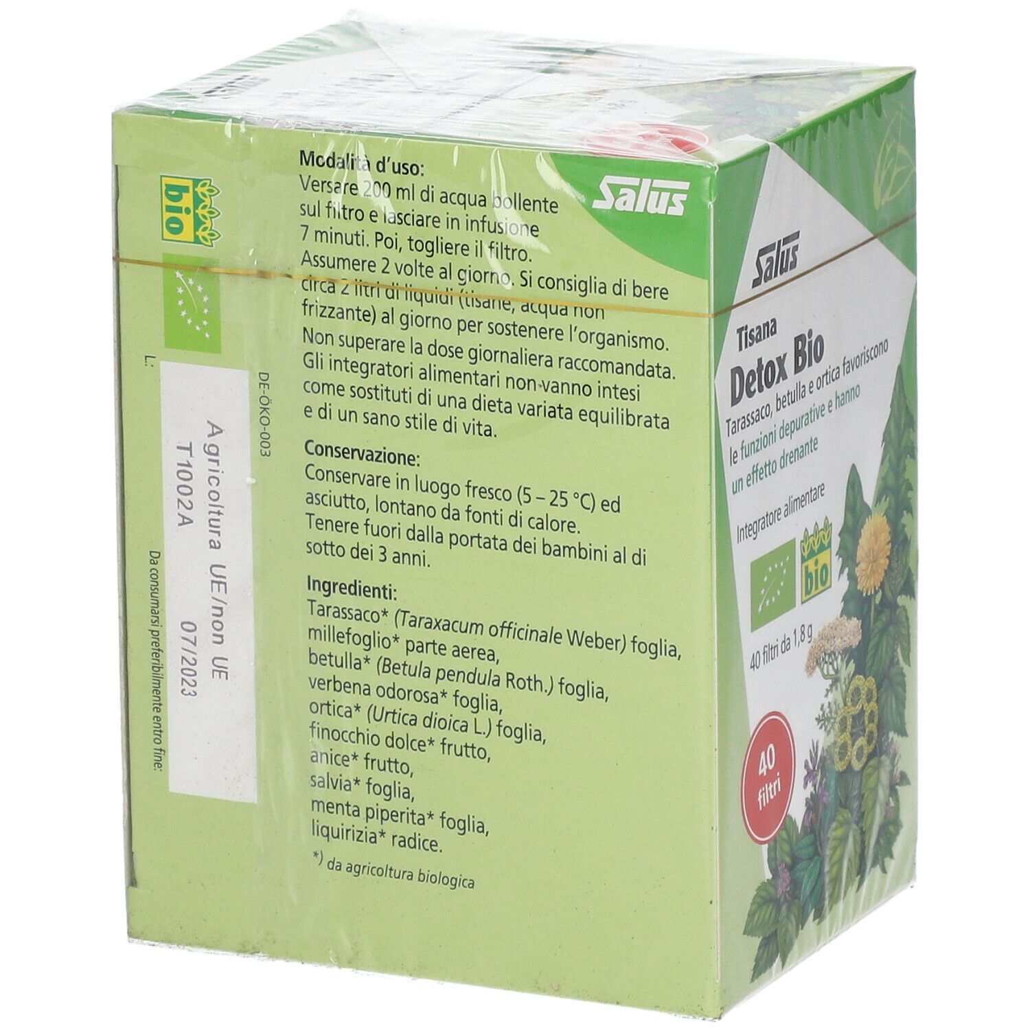 DETOX BIO TISANA 40 FILTRI 72 G