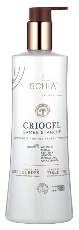 ISCHIA SPA MASSAGE CRIOGEL GAMBE STANCHE 500 ML