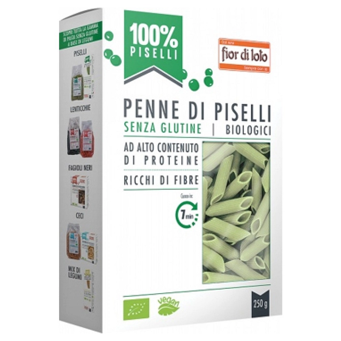 Penne Piselli Verdi Senza Glutine 250 G