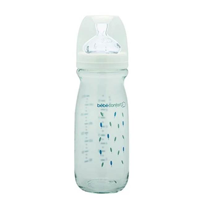 Bebe Confort Biberon Vetro 270 Ml Tettarella Maternity Silicone Misura 1