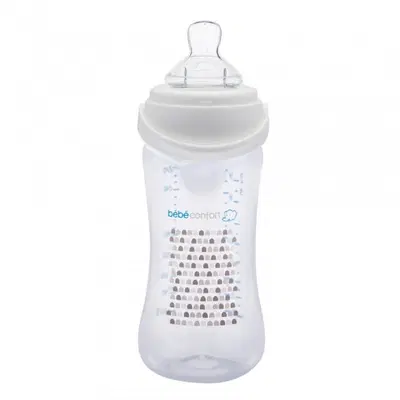BEBE CONFORT BIBERON POLIPROPILENE 270 ML CON MANICI TETTARELLA SILICONE PERFECT SENSE LARGE NEW BEBE CONFORT BIBERON POLIPROPILENE 270 ML CON MANICI TETTARELLA SILICONE PERFECT SENSE LARGE NEW