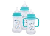 BEBE CONFORT BIBERON POLIPROPILENE 270 ML TETTARELLA MATERNITY SILICONE MISURA 1 AZZURRO
