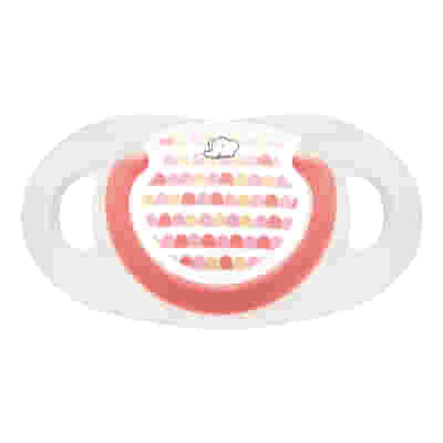 BEBE CONFORT SUCCHIETTO DENTAL SAFE SILICONE 6/18 MESI ROSSO 2 PEZZI