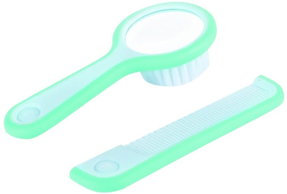 Bebe Confort Pettine E Spazzola Con Specchio Azzurro