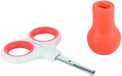 BEBE CONFORT FORBICINE DI SICUREZZA CON SUPPORTO CORALLO BEBE CONFORT FORBICINE DI SICUREZZA CON SUPPORTO CORALLO